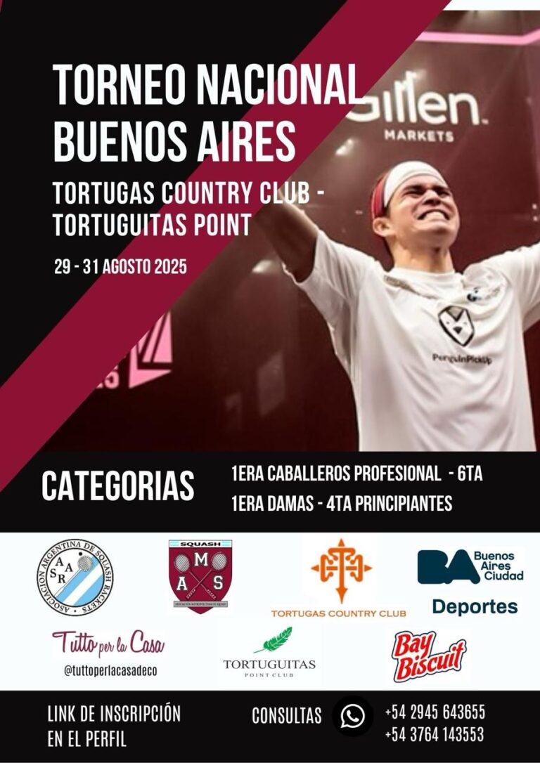 ¡Torneo nacional de mayores!